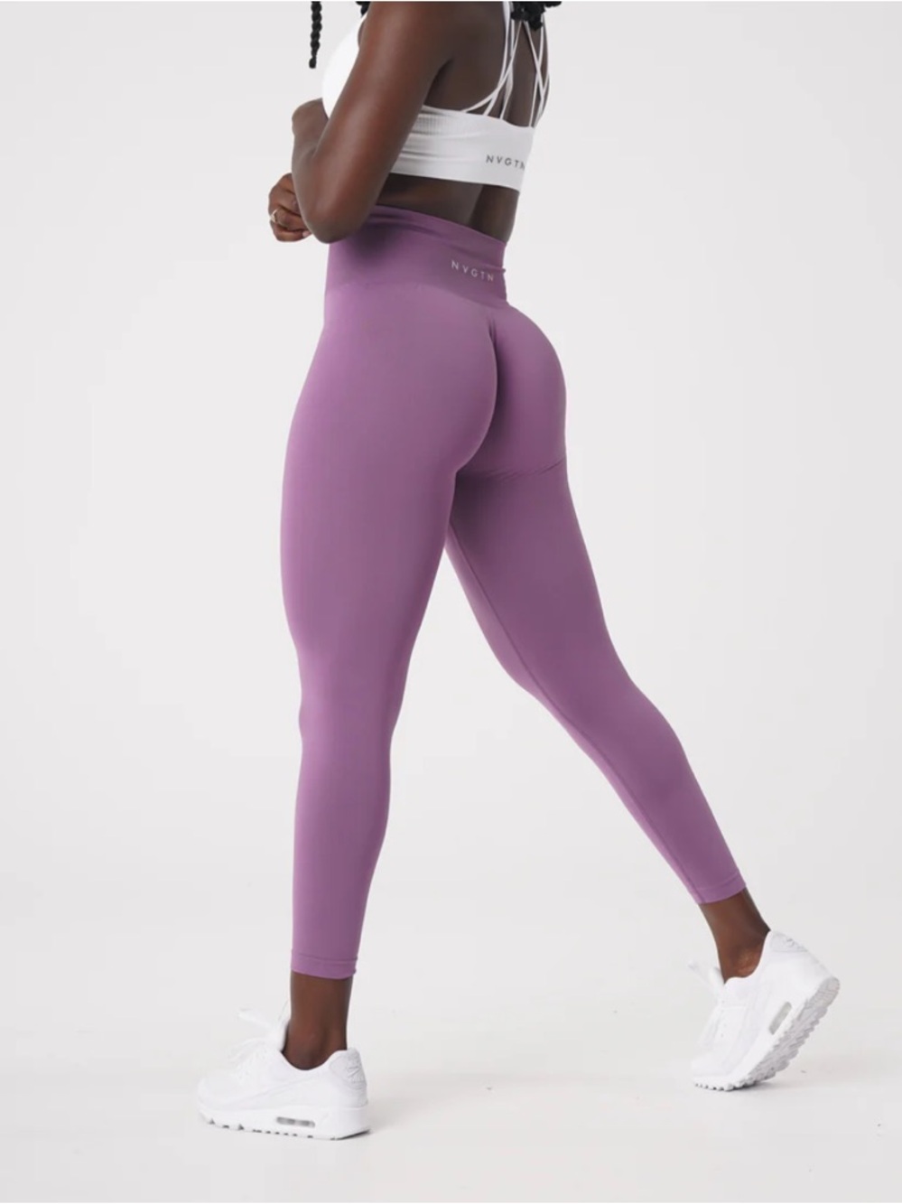 NVGTN Orchid Seamless Solid Leggings Size Medium